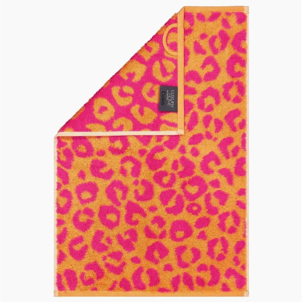 Cawö Leo Handtuch, 100% Baumwolle, modernes Leoparden-Design