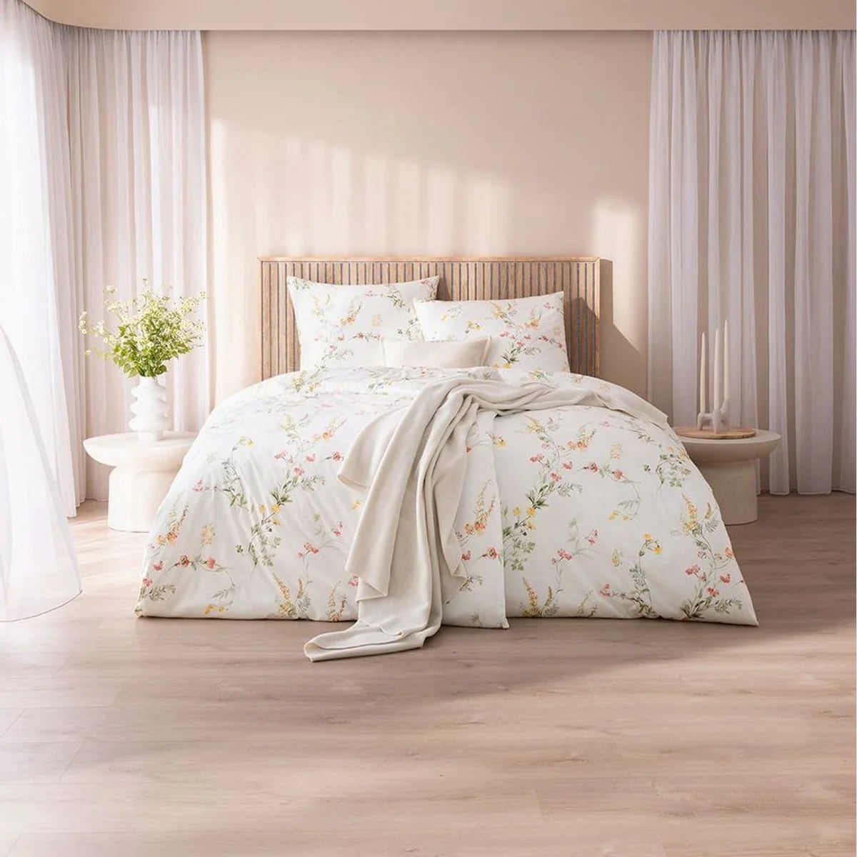 Estella Bettwäsche Tanja, Mako-Interlock-Jersey, florales Design, atmungsaktiv und pflegeleicht