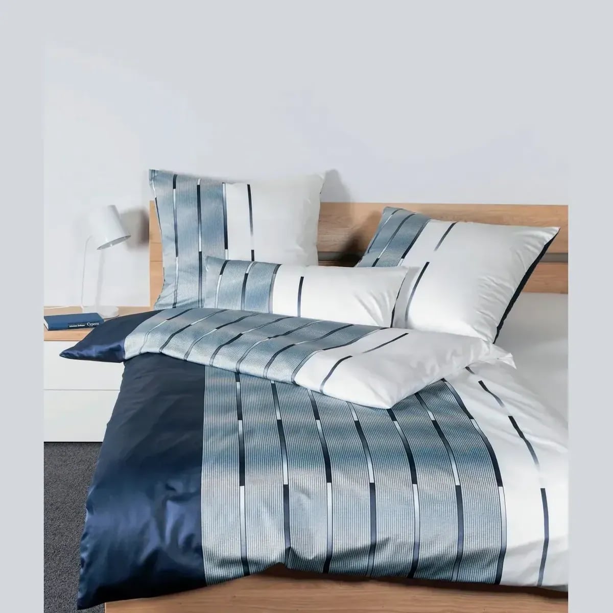 Janine MILANO Bettwäsche, Mako-Satin, pflegeleicht, edles Design