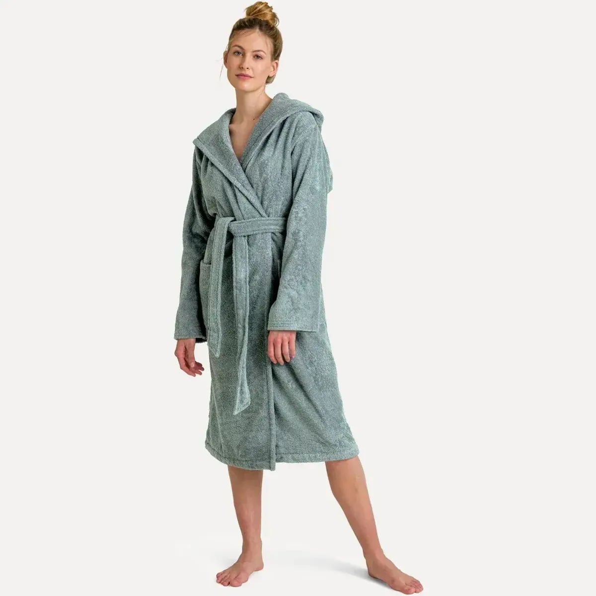 Möve Superwuschel Kapuze Bademantel, saugstark, pflegeleicht, ideal für Sauna & Wellness